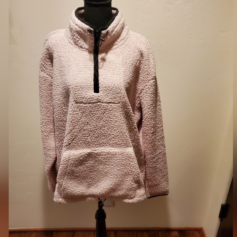 Pink Fleece Pink Victoria's Secret Jacket